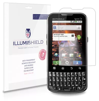 ILLumiShield Phone Screen Protector W Anti-Bubble/Print 3x For Motorola XPRT • $7.65
