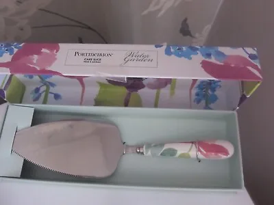 Portmeirion Water Garden Cake Server - Bnib • £9.99