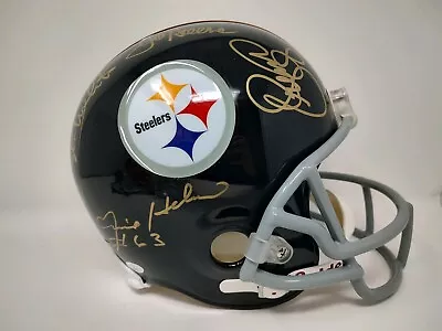 Steel Curtain Signed Full Size Helmet Greene White Greenwood Holmes JSA COA BUF • $699.99