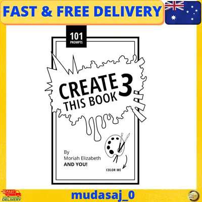 Create This Book By Moriah Elizabeth | PAPERBACK Book | FAST NEW AU • $29.54