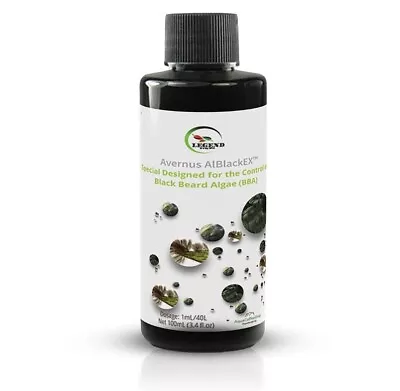 £9.99 • Buy Legend Avernus AlBlackEX 100mL Black Beard Remover Control Treatment Aquarium
