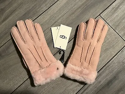 Ugg Australia Womens Shearling Glove Pink Cloud Nwt $155 • $55.99