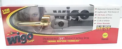 WIGO Professional 3/4  Marcel Curling Iron  Thermal Response Technology WG5214 • $39.99