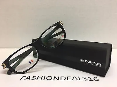 New Tag Heuer W/TAGS 7606 Track Black Gold TH7606 008 54mm Optical Eyeglasses  • $199.99