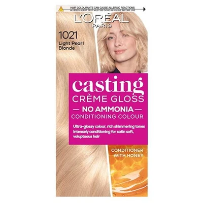 £9.95 • Buy L'Oreal Casting Creme Gloss Semi-Permanent Hair Colour 1021 Light Pearl Blonde