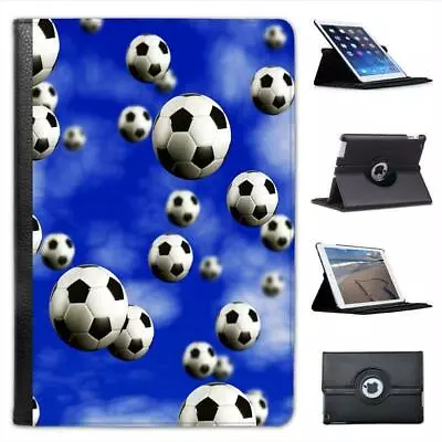 It's Raining Footballs Soccer Balls Folio Leather Case For IPad Mini & Retina • £11.99