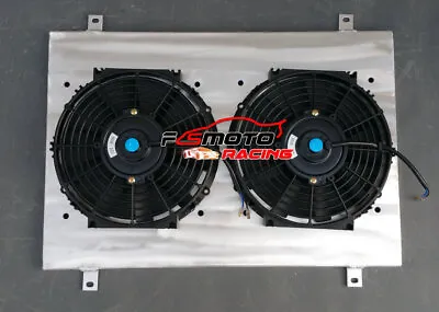 34  Radiator Shroud+Fans For CHEVY GMC 1500 2500 3500 HD Yukon XL Hummer H2 • $120