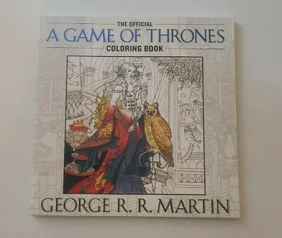 A Song Of Ice And Fire: The Official Games Of Thrones Coloring Book. Like New! • $5