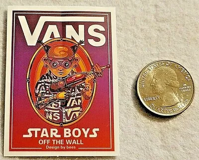 Van Star Boys Off The Wall Multicolor Square Skate Sticker Decal Awesome Sticker • $2.24