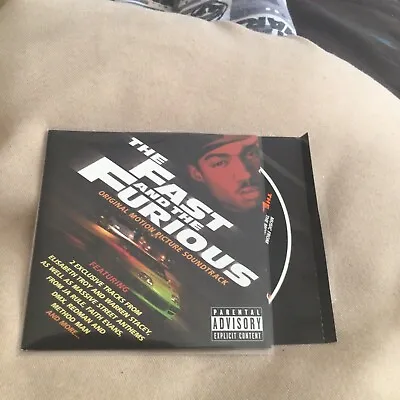 Soundtrack - The Fast And The Furious - Original CD Album & Inserts Only • £3.10