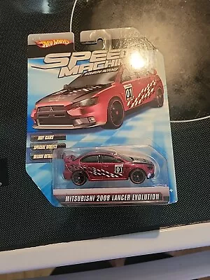 New HOT WHEELS 2010 SPEED MACHINES SERIES - 2008 Lancer Evolution 8 RED • $22