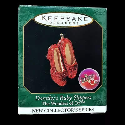 £12.52 • Buy 1998 Dorothy's Ruby Slippers Hallmark Mini Ornament Wizard Of Oz Keepsake