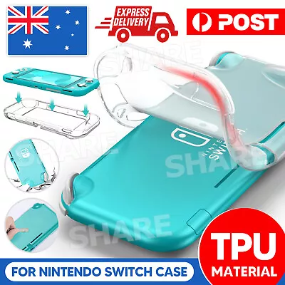 For Nintendo Switch Lite Transparent Clear Shockproof Protective Hard Case Cover • $6.85