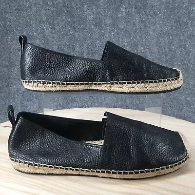 Michael Kors Shoes Womens 11 M Kendrick Logo Slip On Flats Espadrille Black • $37.04