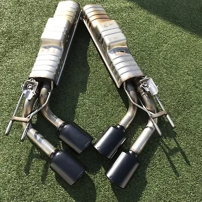 MERCEDES AMG G63 2022 Exhaust Systems Mufflers BOTH LEFT RIGHT AMG BLACK STOCK • $1489