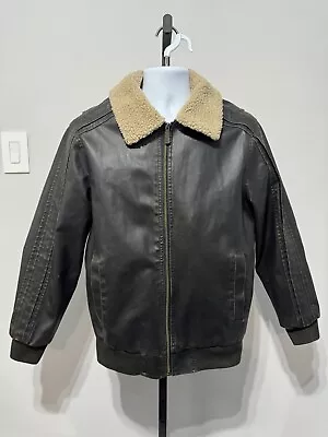 Red Camel Vintage Quality Mens  Black Leather Jacket Size M • $35