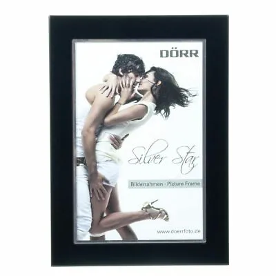 Silverstar Como Black Metal 8x6 Photo Frame • £9.45