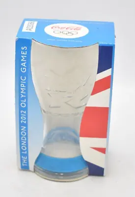 Coca Cola Glass McDonalds London 2012 Olympics Blue Wristband Limited Edition • £8.95