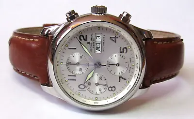 Jacques Lemans 1-1144 Eta/valjoux 7750 Automatic Military Chronograph In Box • $549.99