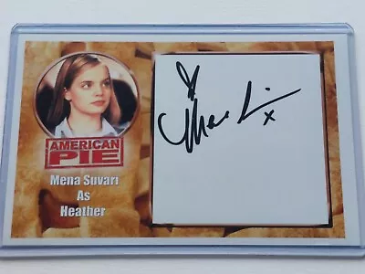 Mena Suvari Signed 4x6 Photo (American Pie American Beauty)  Autographed Auto • $34.99