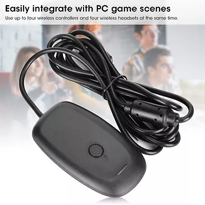 Wireless PC Game Controller Receiver Adapter For XBOX360 Game Console Machin EMB • $46.65