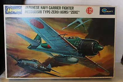 1/32 Scale Hasegawa Mitsubishi Type Zero A6M5 Zeke Model Kit #JS070 BN Open Box • $60