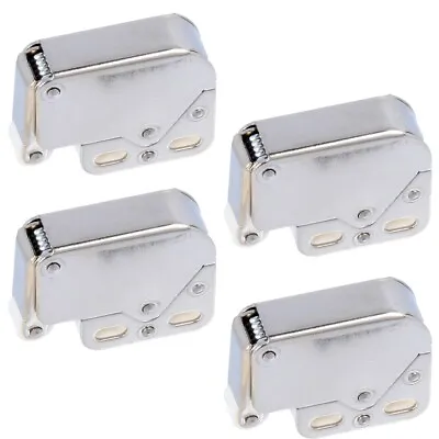 4 X PUSH TO OPEN CATCH Mini Tip Latch Touch Release Cabinet Door Buffer Damper • £7.86