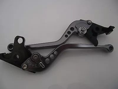 Kawasaki Z750S CNC Levers Set Long Titanium & Chrome 2006-2008 F14/K750 • $52.18