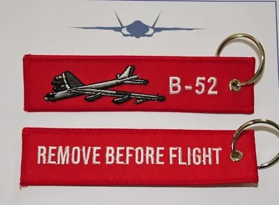 £4.79 • Buy B-52 Bomber Aircraft USAF Embroidered Keyring Keychain