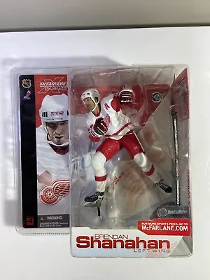 Brendan Shanahan In White Detroit Red Wings NHL McFarlane Series 4 Figure 2002 • $51.73