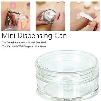 5g Mini Sample Bottle With Lid Cosmetic Makeup Jar Cream Container Pot Face M5C4 • £2.67