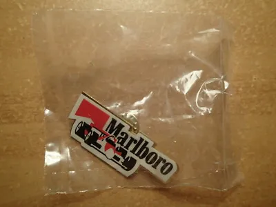 Vintage Lapel Pin/Pinback-MARLBORO RACING-McLaren/Ayrton Senna-BRAND NEW • $8.89