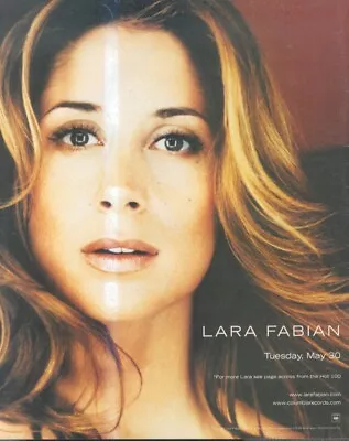 Framed Picture/advert 13x11 Lara Fabian • £26.99