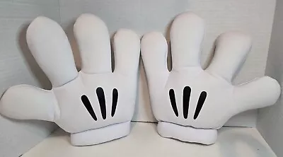 Disney Mickey Minnie Mouse Oversized Plush Mitts Gloves Hands Parks Costume  • $17.99