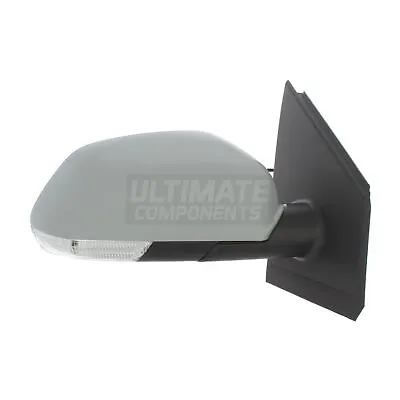 VW Polo Mk4 9N3 Hatchback 2005-2010 Cable Wing Door Mirror Primed Drivers Side • $74.38