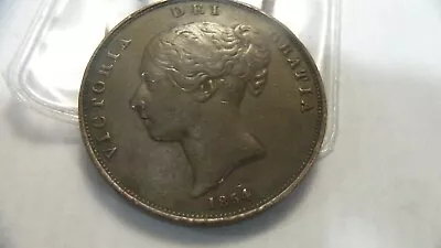 1854   Victoria One Penny  Great Condition • £45.95