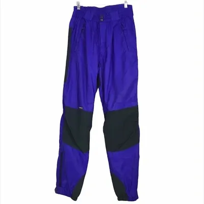 Mammut Men's Size 44 28 In Blue Sport Shelter Rod Pants Mesh Lined Ankle Zip • $51.19