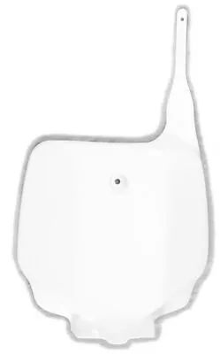 UFO Plastics KA03712047 Front Number Plate White Replacement 11-6397 12-523-29 • $22.45