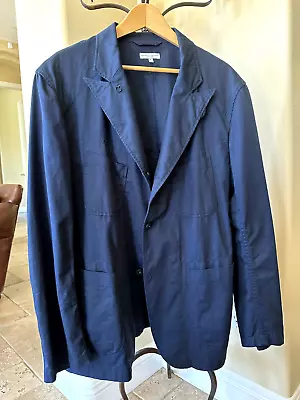 Engineered Garments Bedford Jacket Size L Navy Blue Cotton Made In USA • $175