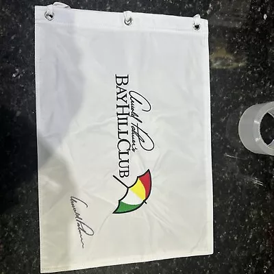 Arnold Palmer  Autographed BayHill Club Pin Flag • $199