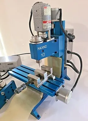 Maxnc 10 CNC Ready Mini Mill Milling Machine With 4th Axis And Power Supply • $1500