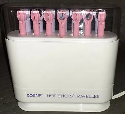 Conair Hot Sticks Traveller 14 Flexible Rollers Model HS18 Complete Set Tested • $29.99