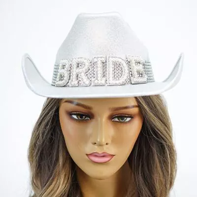Brides Cowboy Hat Bridal Steampunk Burning Man Captain Hat Halloween Cosplay Hat • $32.95