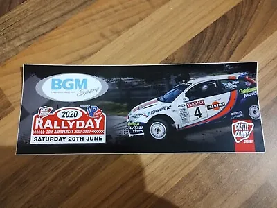 Rallyday 2020 BGM Sport Sticker. Colin Mcrae. Castle Combe.  • £2.99