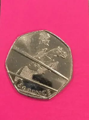 Olympic 50p Equestrian Fifty Pence Coin Circulated 2011 • £2.99