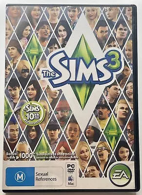 EA The Sims 3 Three 10th Anniversary Edition PC Game 2009 With Manual • $9