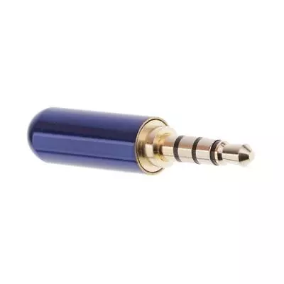 4 Pin 3.5mm Solder Male Jack Plug Solder Connector Repair DIY • £3.77