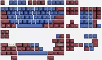 NEW (SEALED) DROP + MARVEL CAPTAIN AMERICA MT3 PROFILE KEYCAP SET (Base Kit) • $100