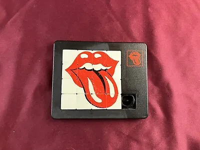 Vintage Rolling Stones Slide Sliding Puzzle Pussy Brand Tongue Logo Toy • $26.99