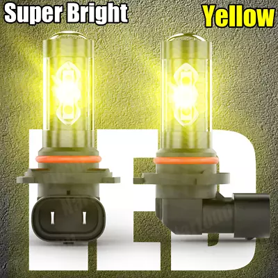 2x NEW 9005/HB3 3500K Golden Yellow High Power SMD LED Fog Lights Driving Bulb • $16.49